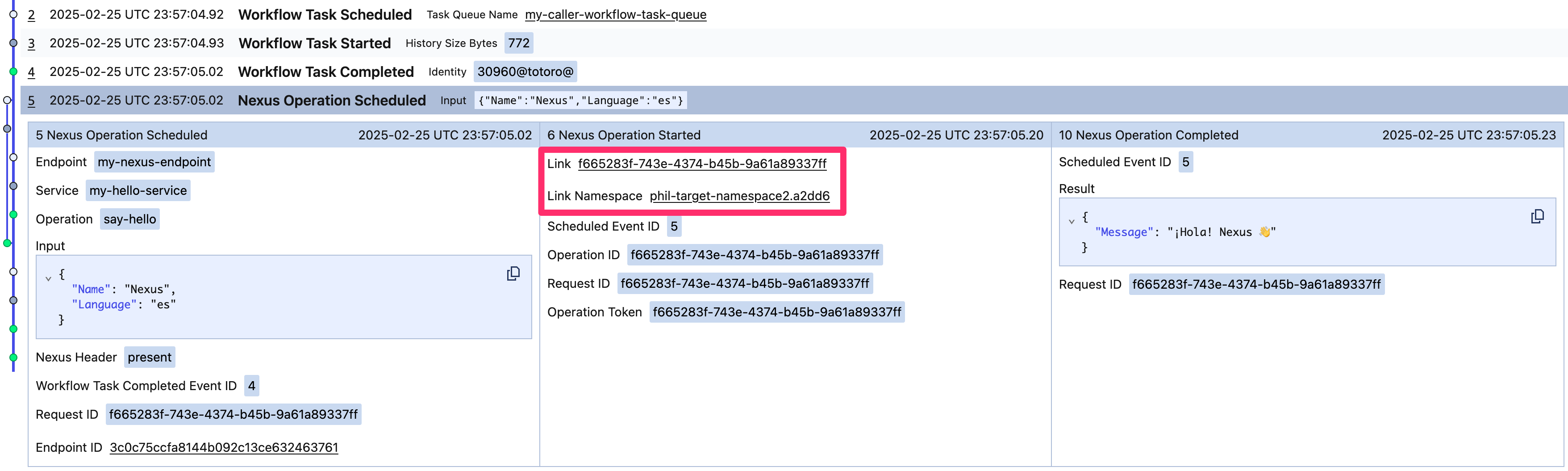 Bi-directional linking